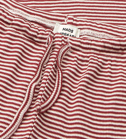Pantalon Mads Nørgaard - Rib - Stripe Verona - Cave à vin/Vanill Pantalon Mads Nørgaard - Rib - Stripe Verona - Cave à vin/Vanill