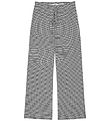 Pantalon Mads Nørgaard - Rib - Stripe Verona - Noir/Vanilla Ice