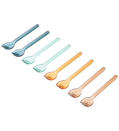 Fourchettes Liewood - 8 Pack - Alonso - Tritan - Indigo Multi Mi Fourchettes Liewood - 8 Pack - Alonso - Tritan - Indigo Multi Mi