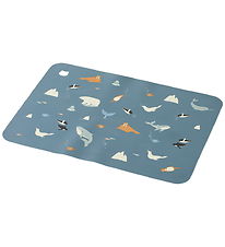 Liewood Placemat - Silicone - Jude - Arctic Sea/Ocean View Liewood Placemat - Silicone - Jude - Arctic Sea/Ocean View