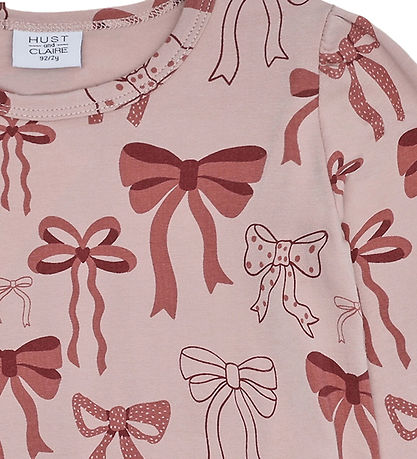 Hust and Claire Blouse - HCAlma Bows - Adobe Rose