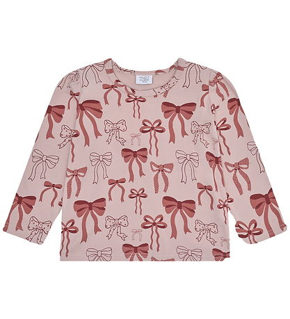 Hust and Claire Blouse - HCAlma Bows - Adobe Rose