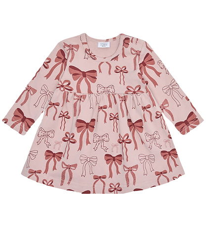 Hust and Claire Dress - HCKis Bows - Adobe Rose