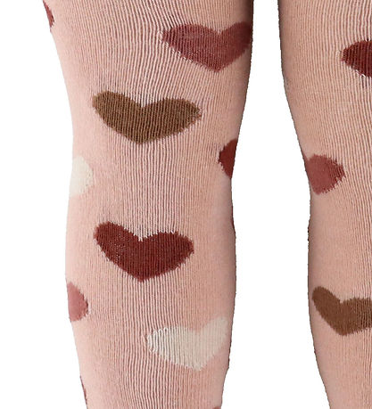 Hust and Claire Tights - HCFrankie - Adobe Rose w. Heart