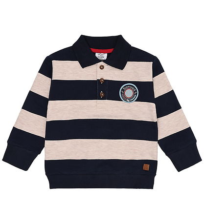 Hust and Claire Sweatshirt - HCSejer - More Navy w. Stripes