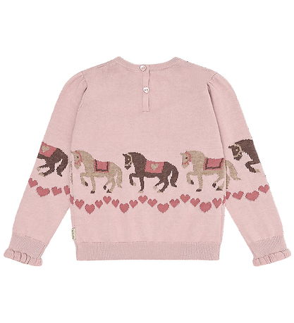 Hust and Claire Bluse - Strick - HCPani - Adobe Rose m. Pferde