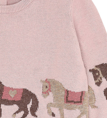 Hust and Claire Bluse - Strick - HCPani - Adobe Rose m. Pferde