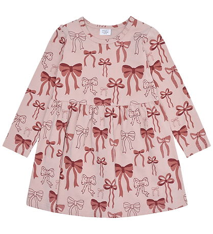 Hust and Claire Dress - HCDonna Bows - Adobe Rose