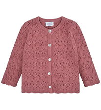 Hust and Claire Cardigan - Knitted - Cilja Pointelle - Dry Rose Hust and Claire Cardigan - Knitted - Cilja Pointelle - Dry Rose