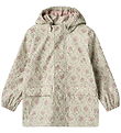 Wheat Rain Jacket - PU - Ollo - Slightly Green Flowers Wheat Rain Jacket - PU - Ollo - Slightly Green Flowers