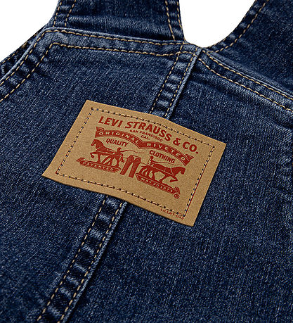 Levis 멜빵바지 - 데님 - 파괴 없는 밴드왜건