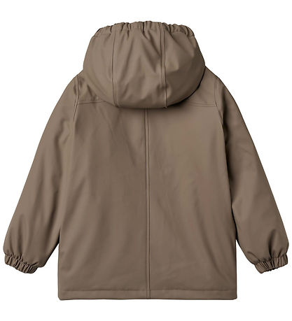 Wheat Rain Jacket w. Thermo - PU - Aju - Dry Wood