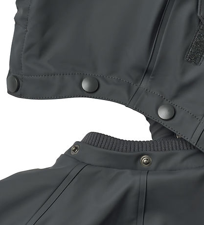 Wheat Rainsuit w. Termo - PU - Aiko - Greyblue Wheat Rainsuit w. Termo - PU - Aiko - Greyblue
