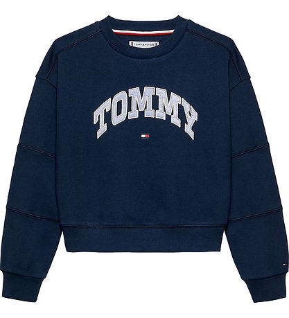 Tommy Hilfiger Sweatshirt - Varsity - Dark Night Navy Tommy Hilfiger Sweatshirt - Varsity - Dark Night Navy