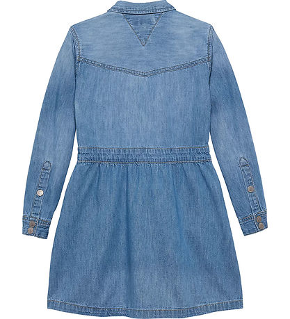 Tommy Hilfiger Klänning - Denim - Vicosedenim Blue Tommy Hilfiger Klänning - Denim - Vicosedenim Blue