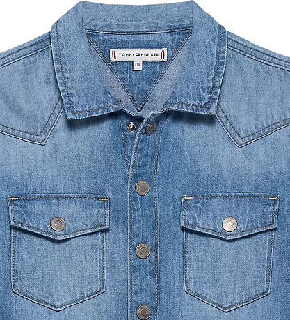 Tommy Hilfiger Dress - Denim - Vicosedenim Blue