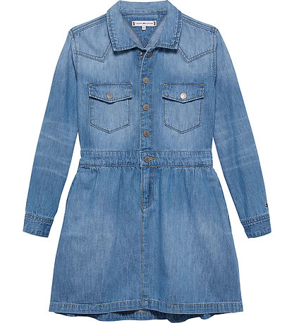 Tommy Hilfiger Dress - Denim - Vicosedenim Blue