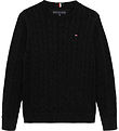 Tommy Hilfiger Bluse - Strick - Schwarz Tommy Hilfiger Bluse - Strick - Schwarz