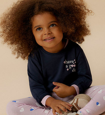 Name It Sweatshirt - NmfLinka - Navy Blazer Name It Sweatshirt - NmfLinka - Navy Blazer