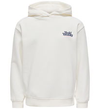 Kids Only Hoodie - KogHollylife - Häger/Beauty m. Blommor