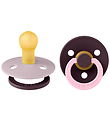 BIBS Colour Spenen - Maat 1 - 2-pack - Rond - Duister Lilac Plum BIBS Colour Spenen - Maat 1 - 2-pack - Rond - Duister Lilac Plum
