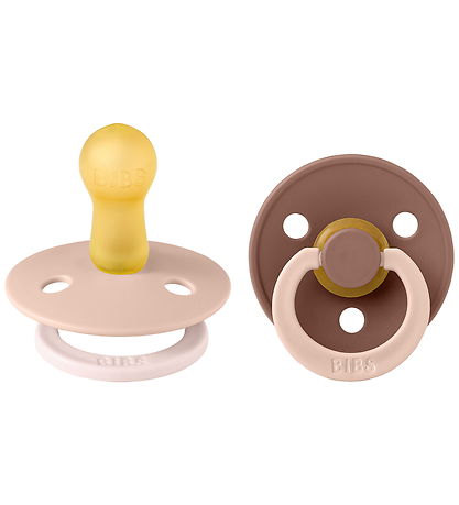 BIBS Colour Spenen - Maat 2 - 2-pack - Rond - Blush Bosmarmot Mi
