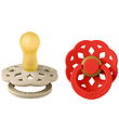 BIBS Böhmen Leuchtende Schnuller - Gr. 1 - 2er-Pack - Rund - Van BIBS Böhmen Leuchtende Schnuller - Gr. 1 - 2er-Pack - Rund - Van