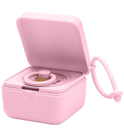 BIBS X Liberty Pacifier box - 7x7 cm - Baby Pink