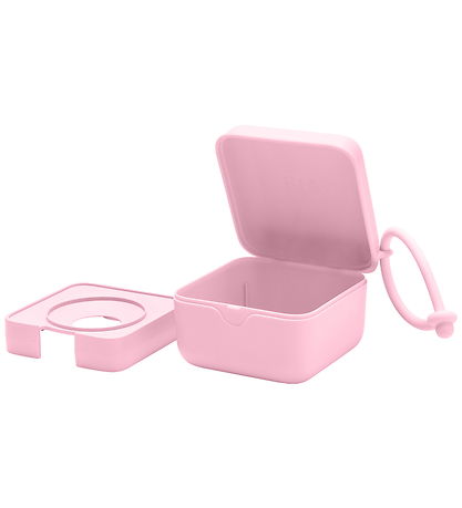 BIBS X Liberty Pacifier box - 7x7 cm - Baby Pink