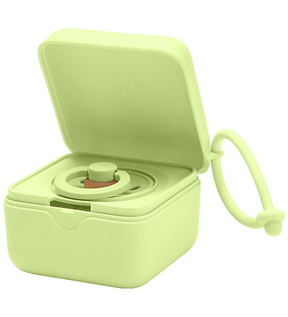 X Liberty Boîte à tétines BIBS - 7x7 cm - Matcha X Liberty Boîte à tétines BIBS - 7x7 cm - Matcha