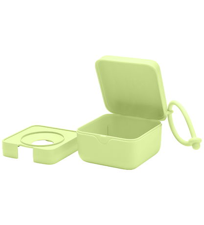 X Liberty Boîte à tétines BIBS - 7x7 cm - Matcha X Liberty Boîte à tétines BIBS - 7x7 cm - Matcha