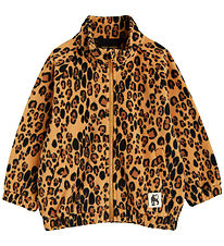 Mini Rodini Fleece Jacket - Leopard - Beige Mini Rodini Fleece Jacket - Leopard - Beige
