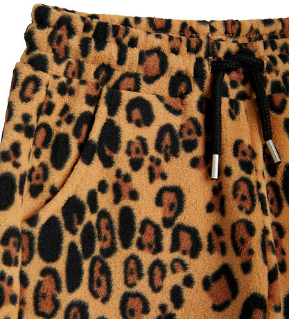 Pantalon polaire Mini Rodini - Leopard - Beige