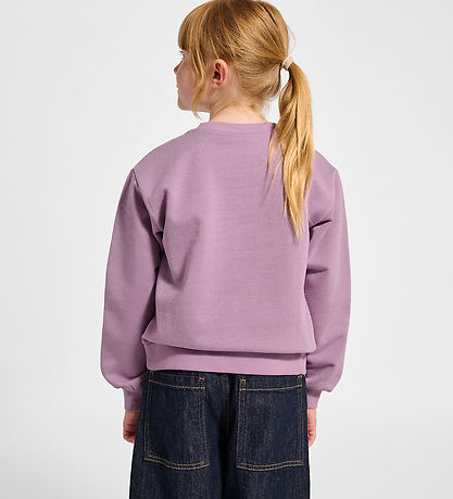 Sweat-shirt Hummel - Souris HmlJR - Lavender Mist/Glitter Sweat-shirt Hummel - Souris HmlJR - Lavender Mist/Glitter