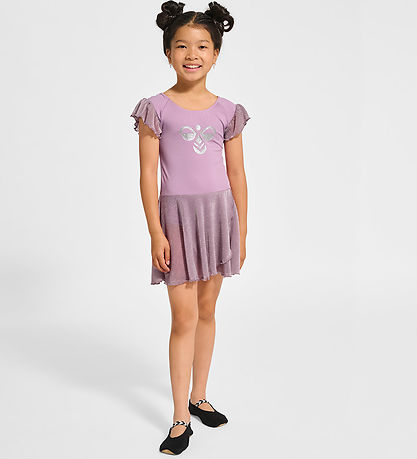 Hummel Gymsuit - HmlJR Mix Glitter - Lavender Mist/Glitter