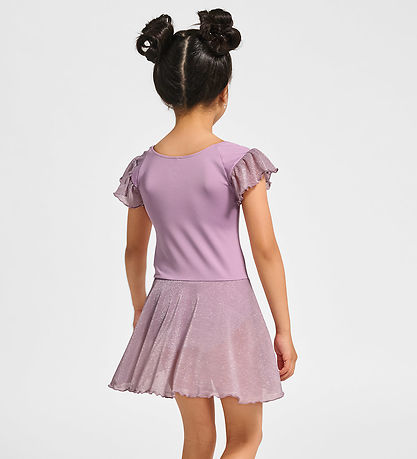 Hummel Gymsuit - HmlJR Mix Glitter - Lavender Mist/Glitter