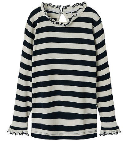 Name It Blouse - NmfPrakula - Dark Sapphire/Bright White Name It Blouse - NmfPrakula - Dark Sapphire/Bright White