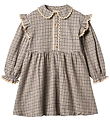 Wheat Dress - Alissa - Blue Check Wheat Dress - Alissa - Blue Check