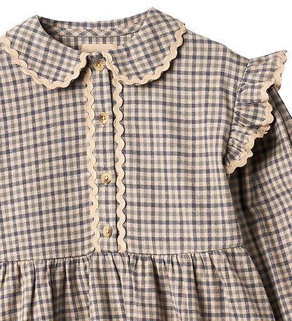 Wheat Kleid - Alissa - Blue Prüfen Wheat Kleid - Alissa - Blue Prüfen