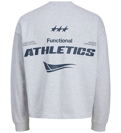 Jack & Jones Sweatshirt - JcoSignal - White Melange w. Black