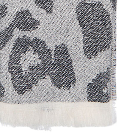 Kids Only Scarf - 170 cm - Knitted - KogBrina - Black w. Leopard