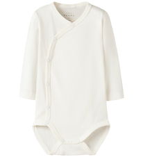 Name It Wrap Bodysuit l/s - NbfVulla - Cloud Dancer