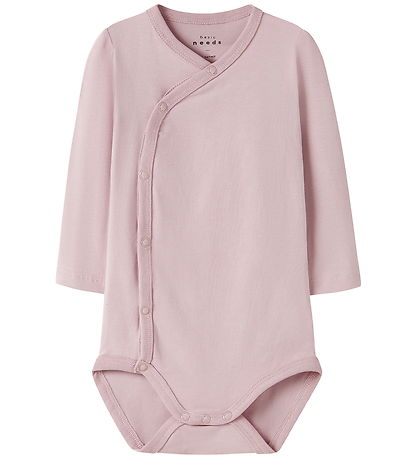 Name It Wikkelromper l/s - NbfVulla - Gepolijst Lilac