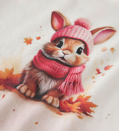 Name It Blouse - NmfVotea - Cloud Dancer/Autumn Bunny