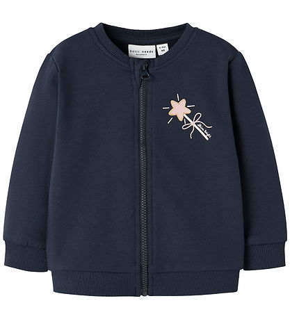 Name It Zip Sweatshirt - NbfVrillie - Navy Blazer/Star Name It Zip Sweatshirt - NbfVrillie - Navy Blazer/Star