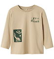 Name It Blouse - NmmNiklaus - Iceland Fossil w. Print