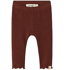 Lil' Atelier Leggings - NbfGayo - Heitt Chocolate