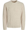 Jack & Jones Blouse - Gebreid - JprBlusean - Silver Lining/Melan