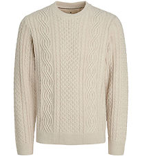 Jack & Jones Blússa - Prjónað - Jakkaföt/Blús - Silfur Fóður/Mel