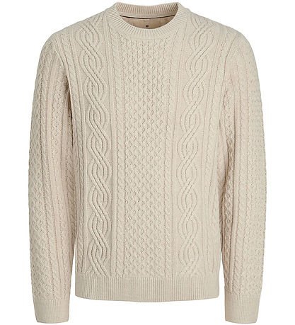 Jack & Jones Blouse - Knitted - JprBlusean - Silver Lining/Melan
